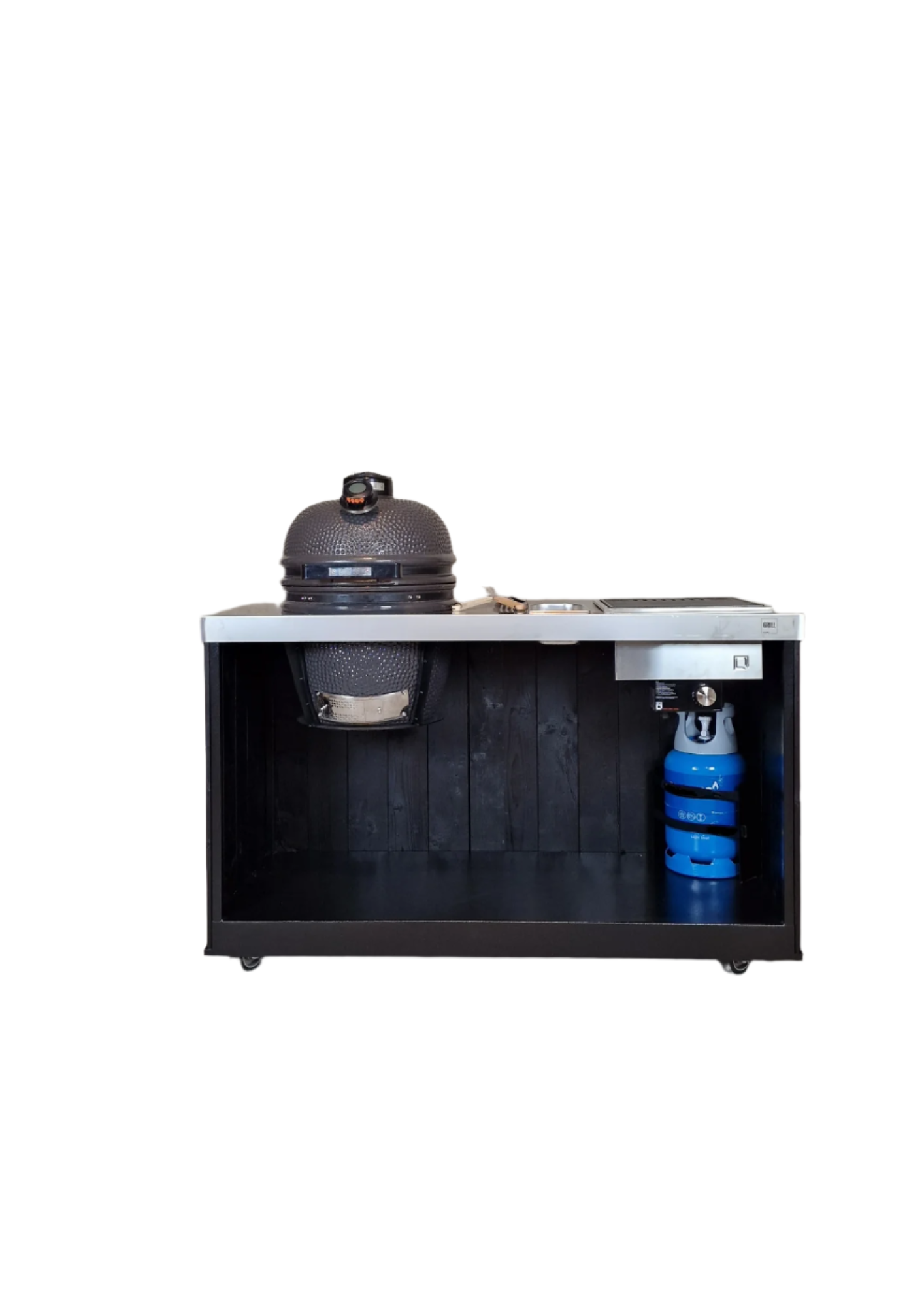 De Grill Qube ESSENCE buitenkeuken - gas grill/ teppanyaki module