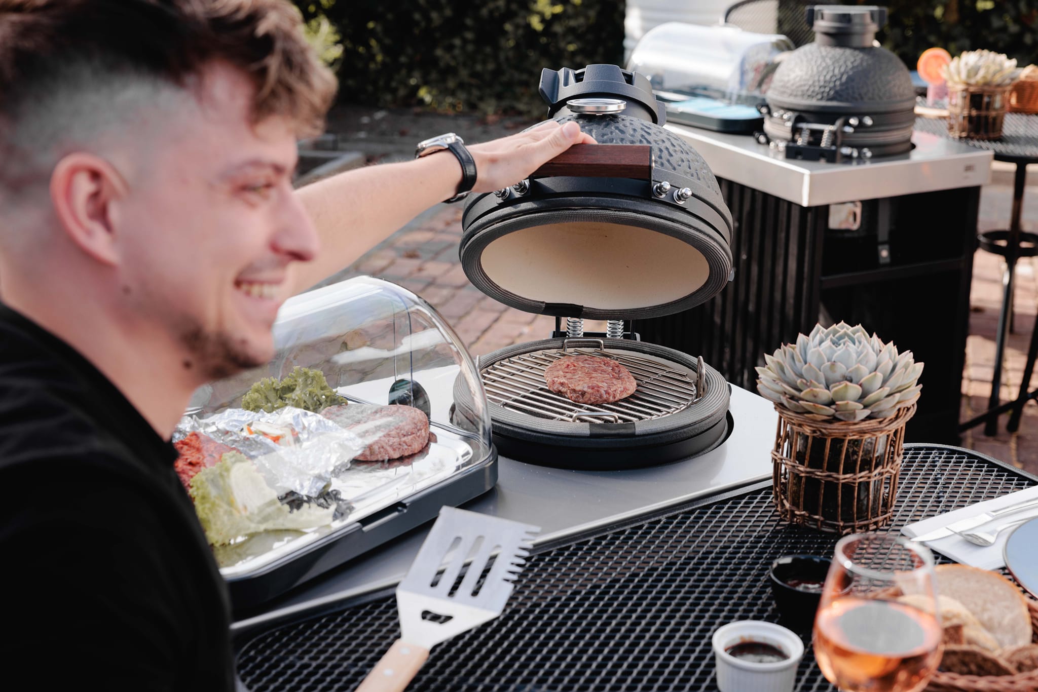 Grill Qube lifestyle sfeerbeeld